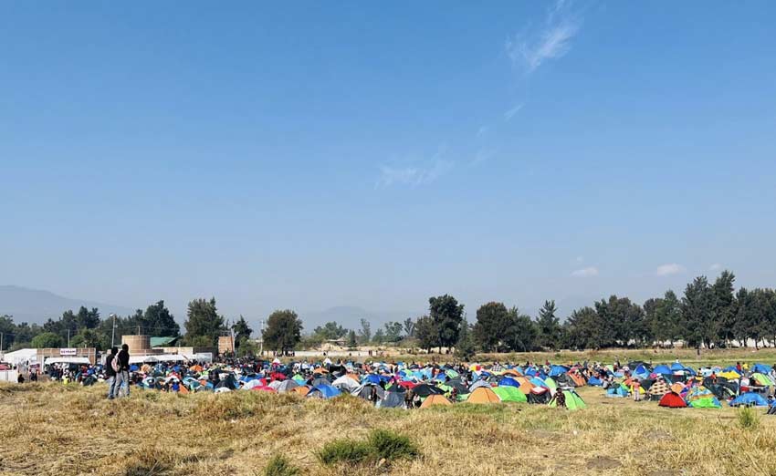 Fotografía: Lady Junek Vargas León, albergue temporal del Bosque de Tláhuac, CDMX, 6 de mayo 2023.